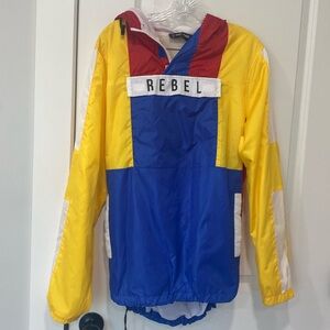 Rebel Minds pullover windbreaker Ladies M Medium